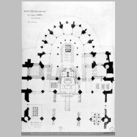 Saint-Denis, Plans superposés des cryptes et du rez-de-chaussée, photo Gourbaix, culture.gouv.fr.jpg
